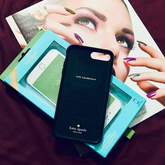 ❌SOLD❌KATE SPADE ♠️ GLASS I PHONE 7/8 PLUS CASE - Picture 5 of 5